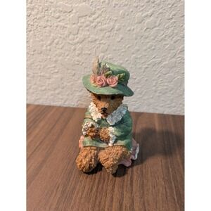 Vtg Mama Bear Figurine Love Letters Resin 1999 Home Interiors Gifts 14011-99